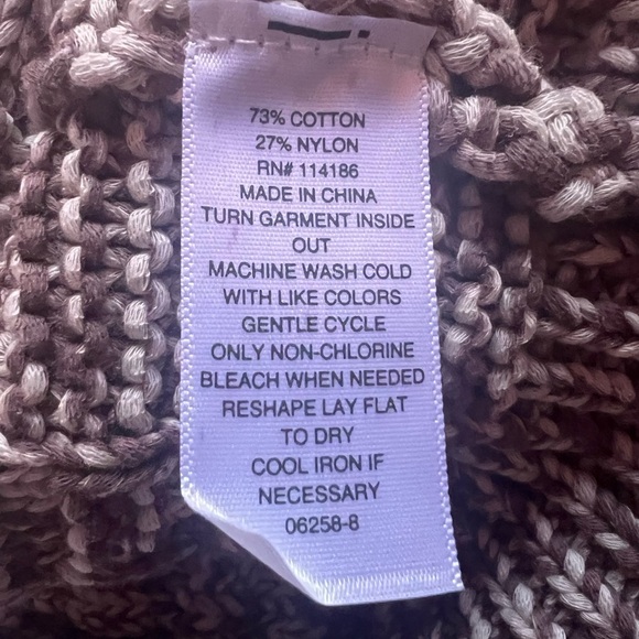 a.n.a Women's Textured Knit Sweater - Brown: Sz/L -NWT - Picture 7 of 9